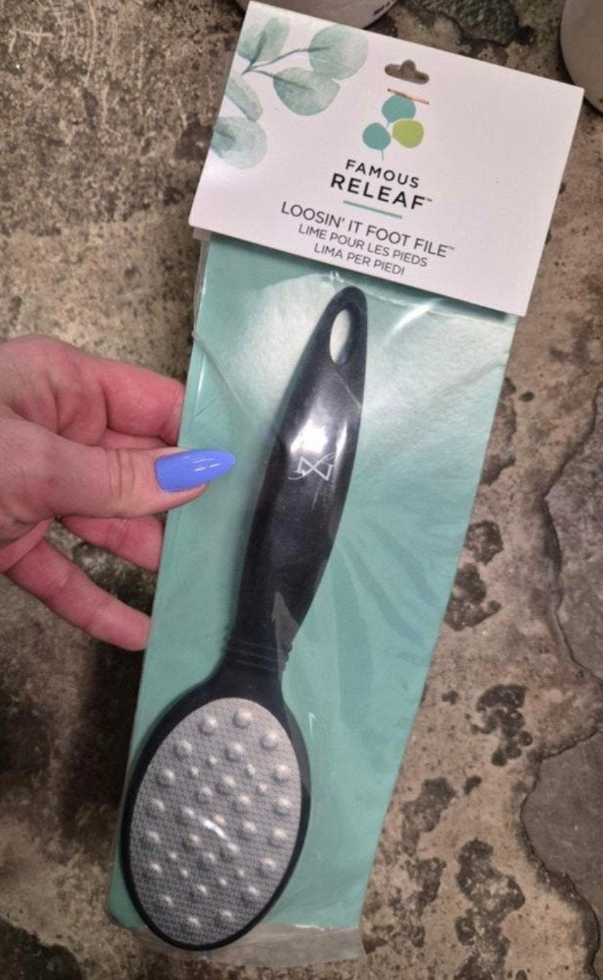 Nieuw famous releaf foot file, voet vijl, Overige kleuren, Nieuw, Ophalen of Verzenden, Handen en Nagels