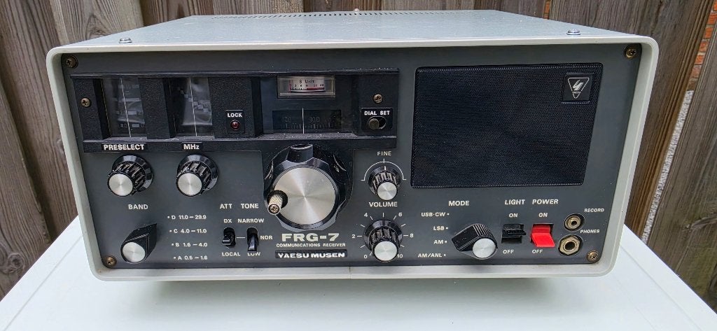 Yaesu FRG-7 HF Ontvanger tot 30Mhz / AM+SSB., Telecommunicatie, Ophalen, Gebruikt, Ontvanger