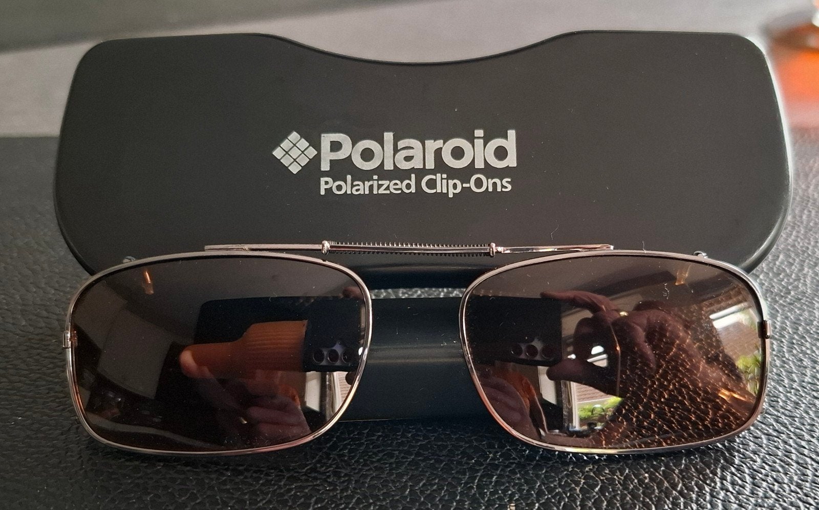 Polaroid Gepolariseerde Clip-On Zonnebril, Overige merken, Zonnebril, Bruin, Ophalen of Verzenden