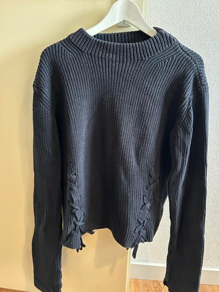 Hunkydory Stockholm donkerblauwe trui maat L, Kleding | Dames, Ophalen of Verzenden, Zo goed als nieuw, Maat 38/40 (M), Blauw
