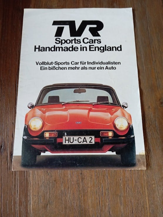 TVR Sports Cars Handmade 6 pag., Verzenden, Gelezen, Algemeen