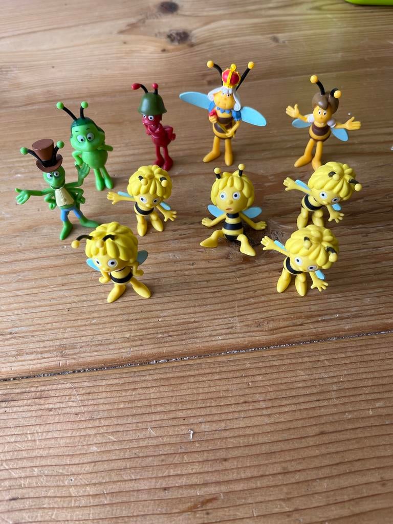 Maja de Bij figuurtjes - 10 stuks in nette staat, Ophalen of Verzenden, Gebruikt