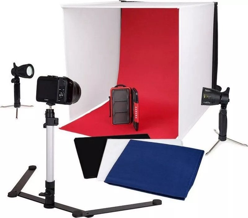 Caruba - Mobiele Fotostudio - 60x60x60cm, Ophalen, Complete fotostudio, Zo goed als nieuw, Caruba