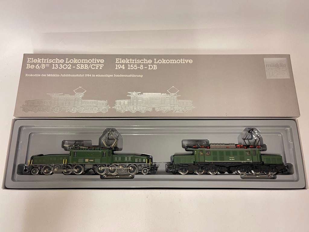 * NIEUWST. * Märklin 3300 * Zwitserse/Duitse KROKO METAAL *, Hobby en Vrije tijd, Modeltreinen | H0, Zo goed als nieuw, Locomotief