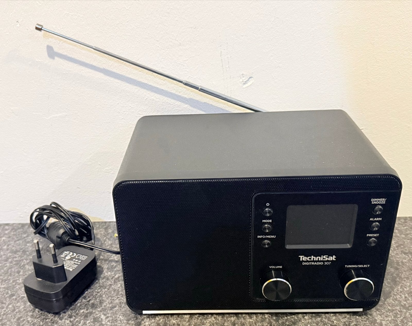 TechniSat DIGITRADIO 307 DAB+/FM Radio - Zwart, ., Ophalen of Verzenden, Zo goed als nieuw, .