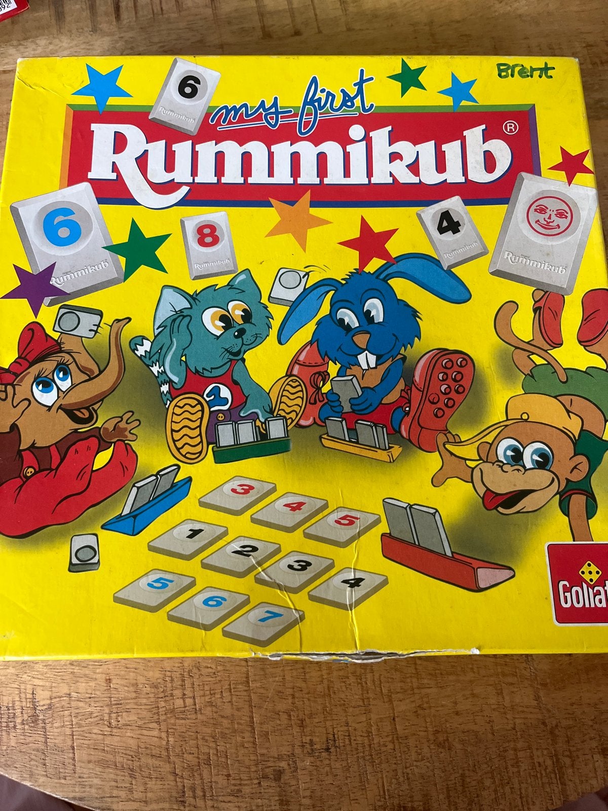 My First Rummikub - Educatief cijferspel voor kinderen, Drie of vier spelers, Ophalen of Verzenden, Zo goed als nieuw