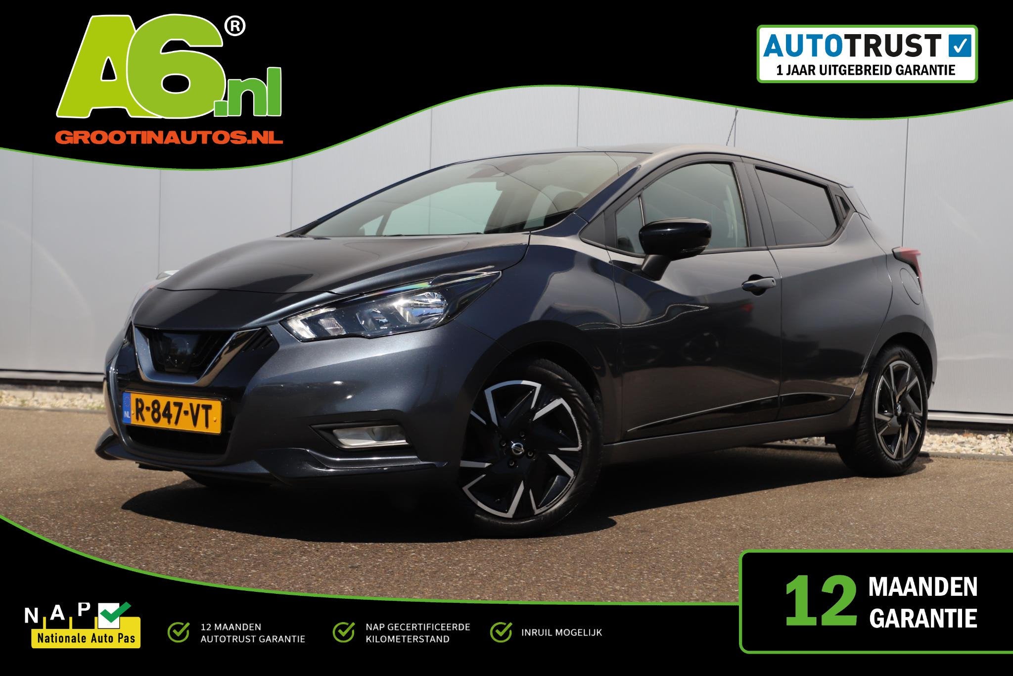 Nissan Micra 1.0 IG-T N-Design BOSE Navigatie Carplay Androi, Auto's, Nissan, Voorwielaandrijving, Stof, Euro 6, Met garantie (alle)