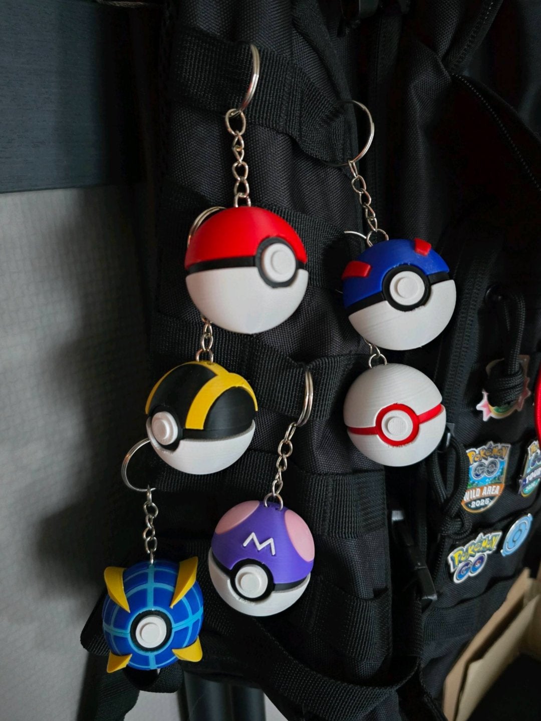 Pokémon Pokeball sleutelhangers - Diverse types, Verzenden, Nieuw, Knuffel of Figuurtje