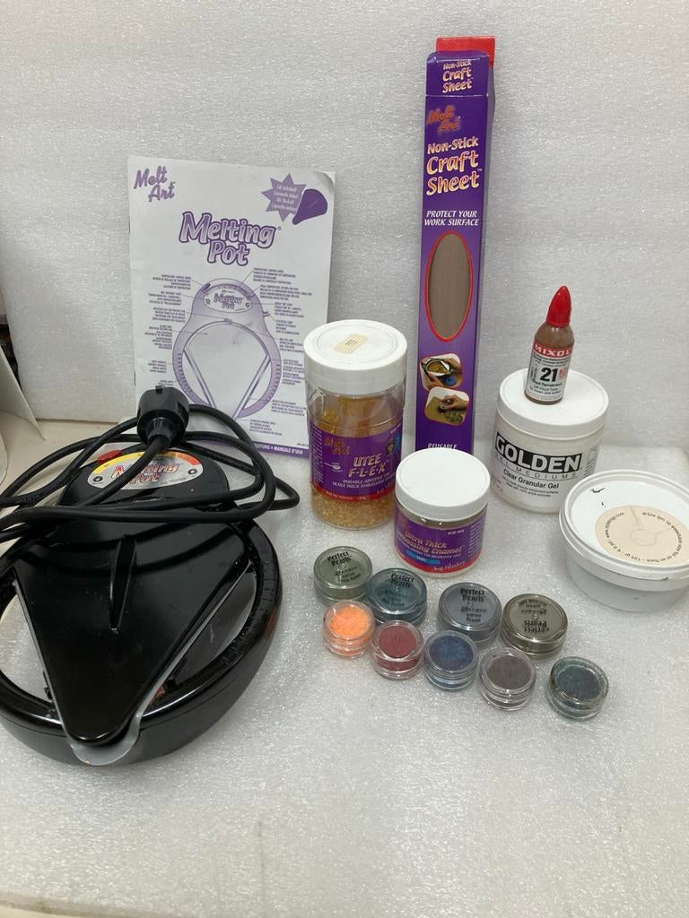 Melting Pot knutselset met accessoires, Ophalen of Verzenden, Gebruikt, Gereedschap of Toebehoren
