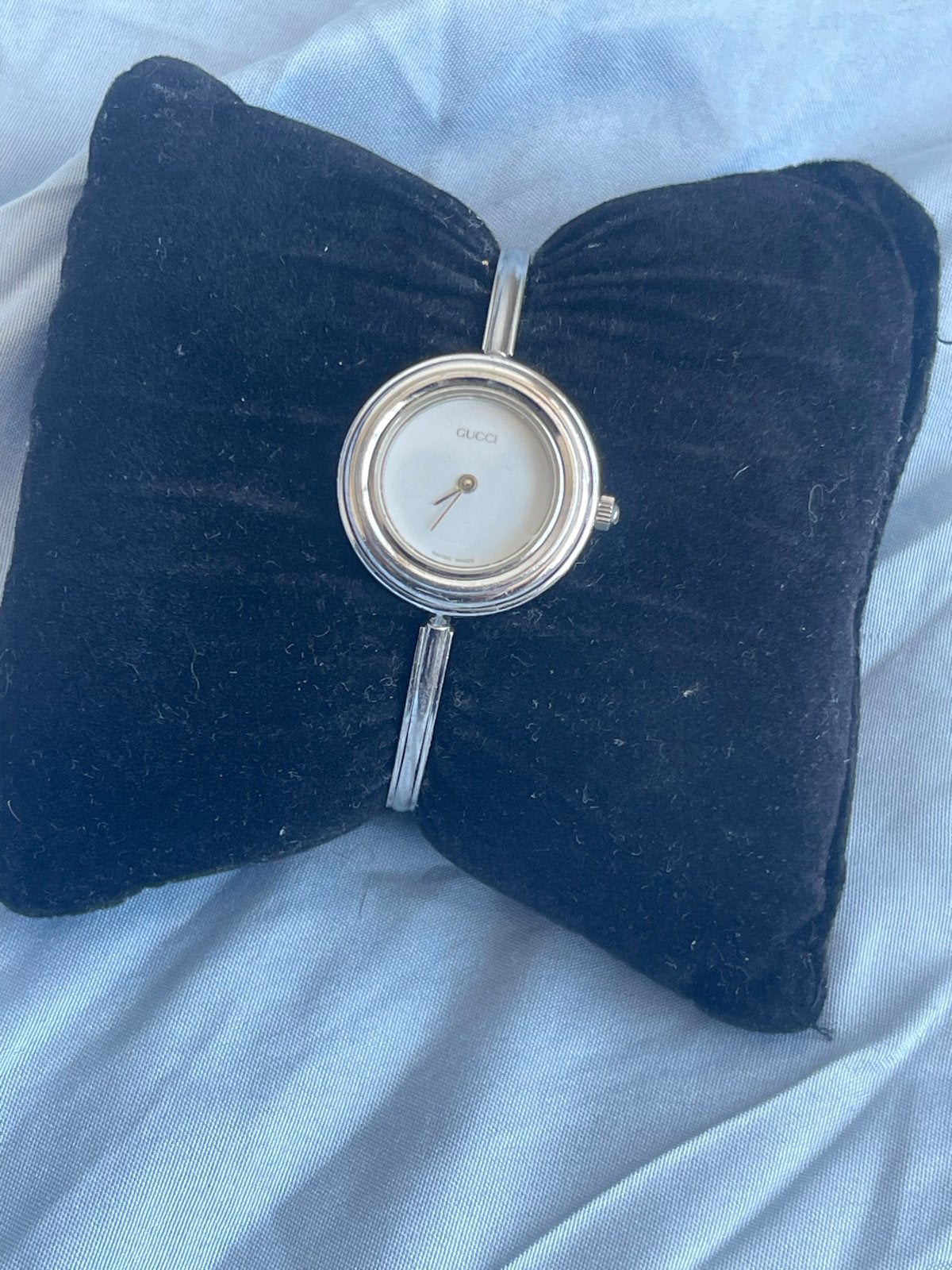 Gucci Change Bezel Horloge 11/12.2L, Overige merken, Gebruikt, Staal, Polshorloge