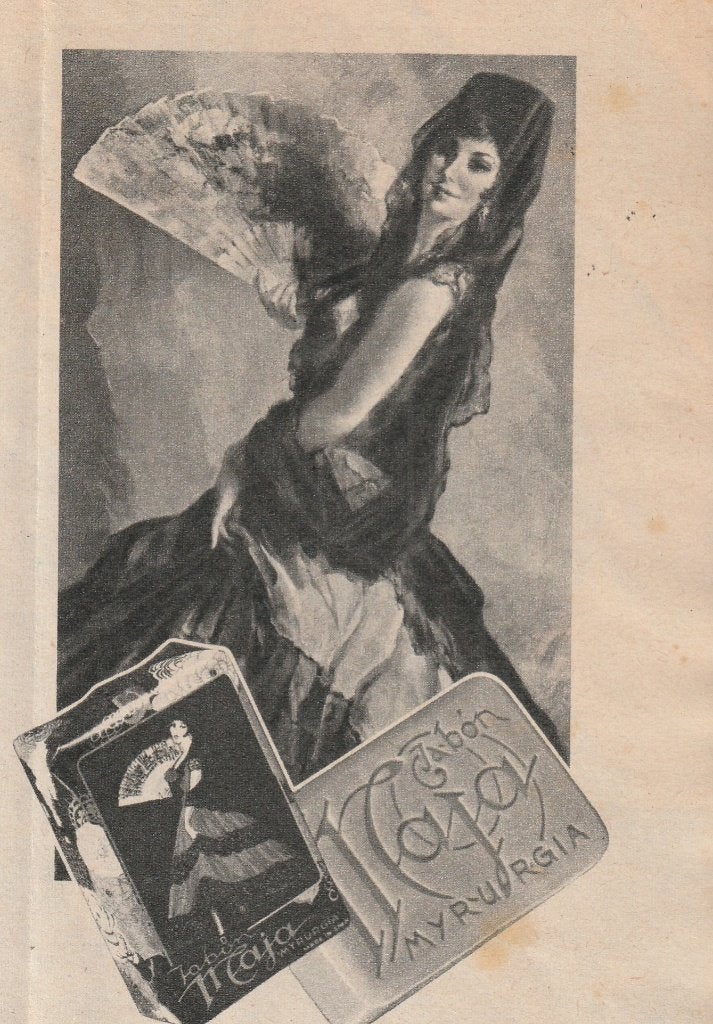Retro reclame 1958 Myrurgia Maja zeep grote wens, Verzamelen, Verzenden, Overige typen