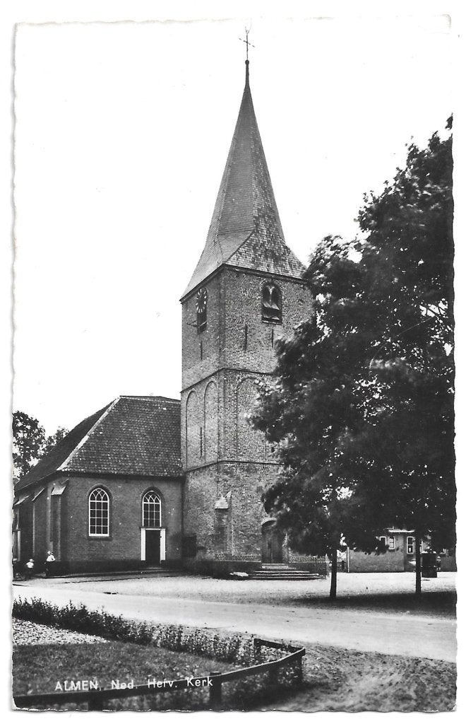 AK Almen - Ned. Herv. Kerk, Verzenden, 1940 tot 1960, Ongelopen, Gelderland