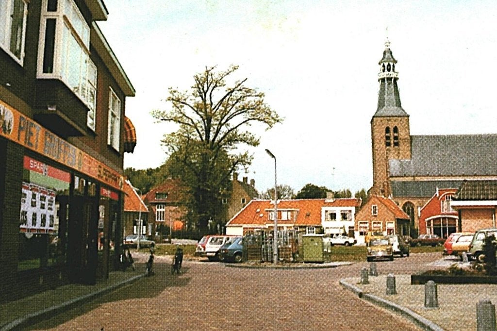 984079 St Maartensdijk .Gelopen met zegel De Stijl Mondriaan, Verzamelen, Ansichtkaarten | Nederland, Ophalen of Verzenden, 1980 tot heden