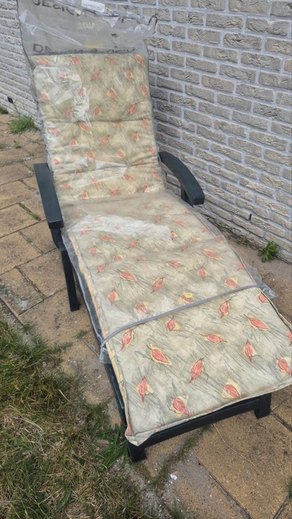 Verrijdbare ligstoel met Hartmann kussen., Ophalen, Gebruikt, Kunststof, Verstelbaar