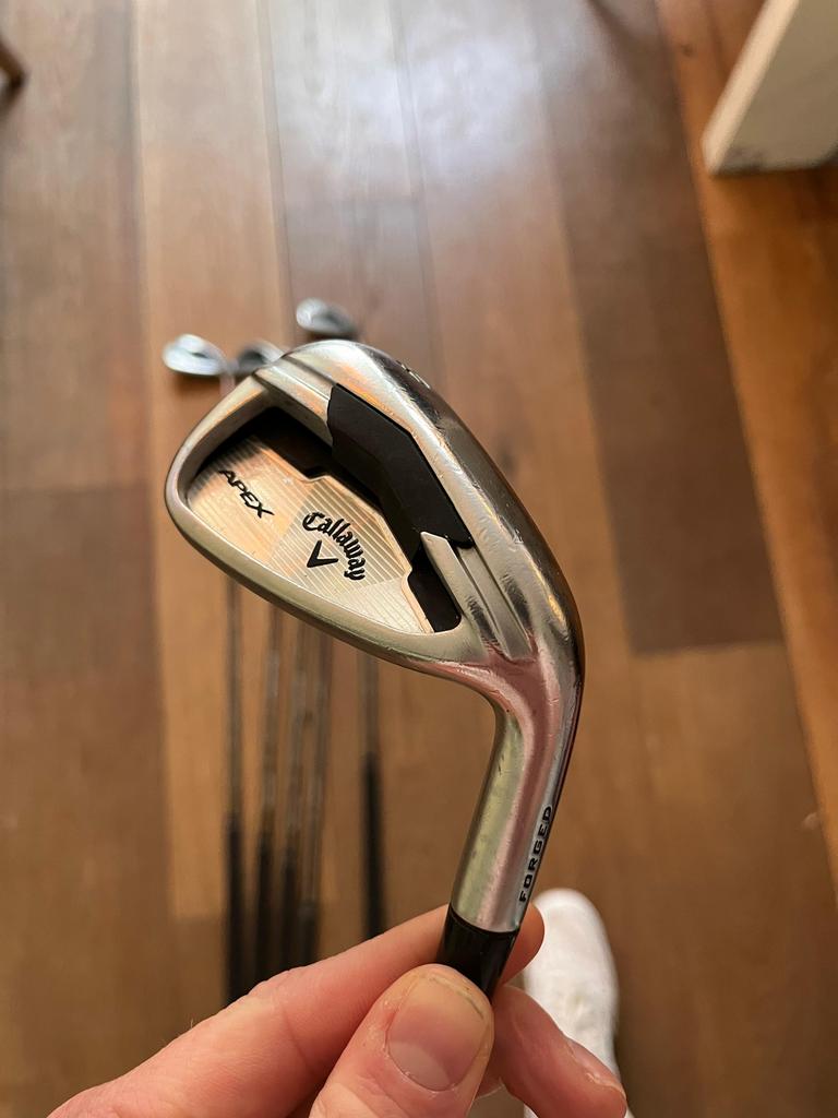 Callaway apex ijzers p-4, Ophalen of Verzenden, Gebruikt, Club, Callaway