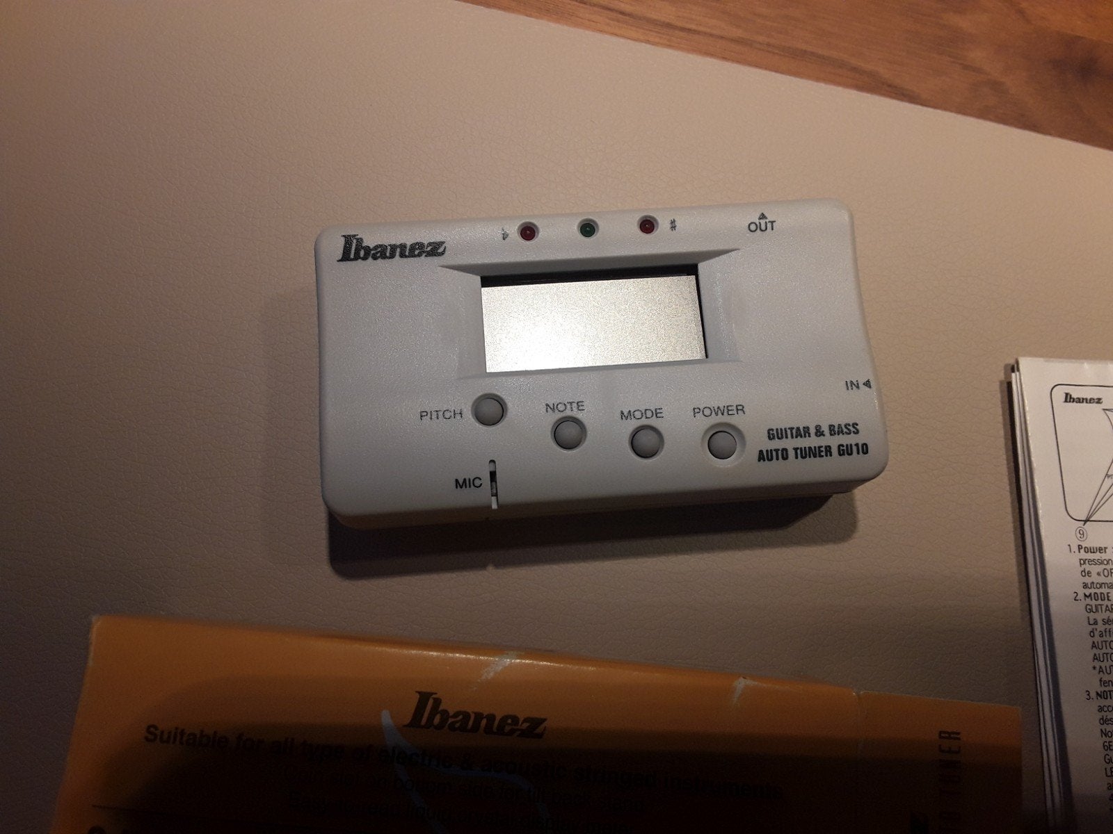 Ibanez GU10 Gitaar & Bas Auto Tuner - Zo goed als nieuw, Ophalen of Verzenden, Zo goed als nieuw, Overige typen