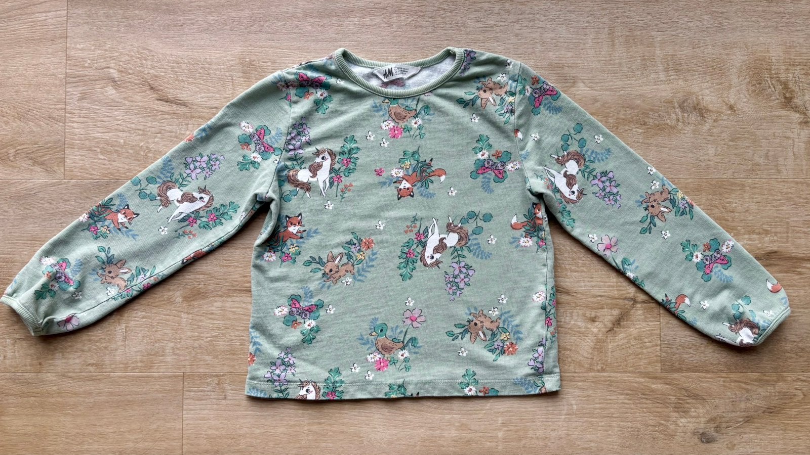 Maat 122-128. Leuke Longsleeve. H&M, Kinderen en Baby's, Kinderkleding | Maat 122, Ophalen of Verzenden, Zo goed als nieuw, Meisje