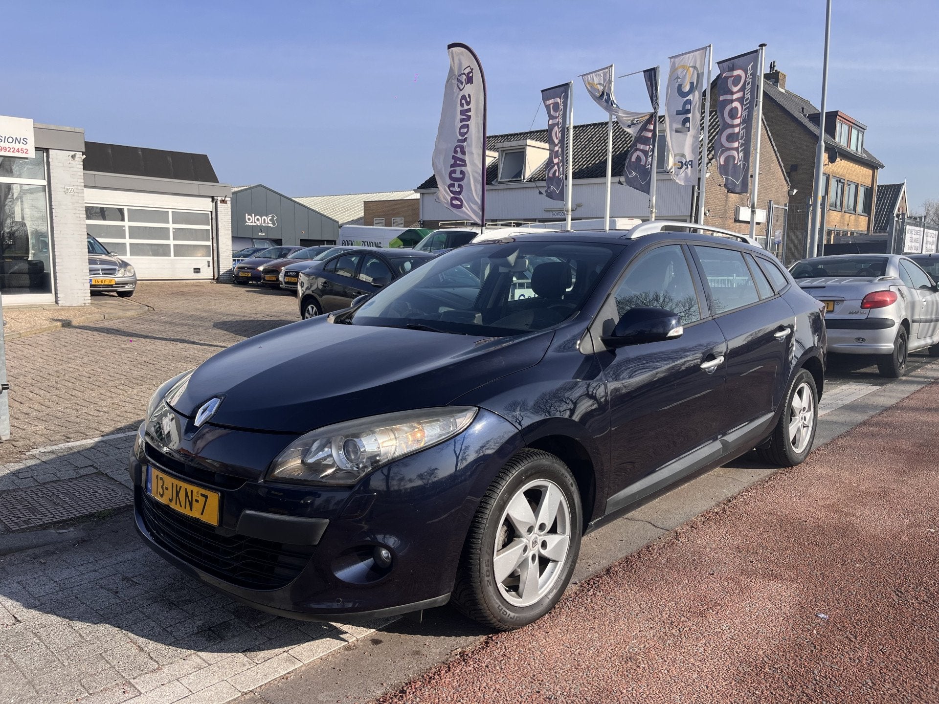 Renault Mégane Estate 2.0 Automaat Privilége Pdc Pano Trek, Auto's, Gebruikt, 4 cilinders, Blauw, Euro 4