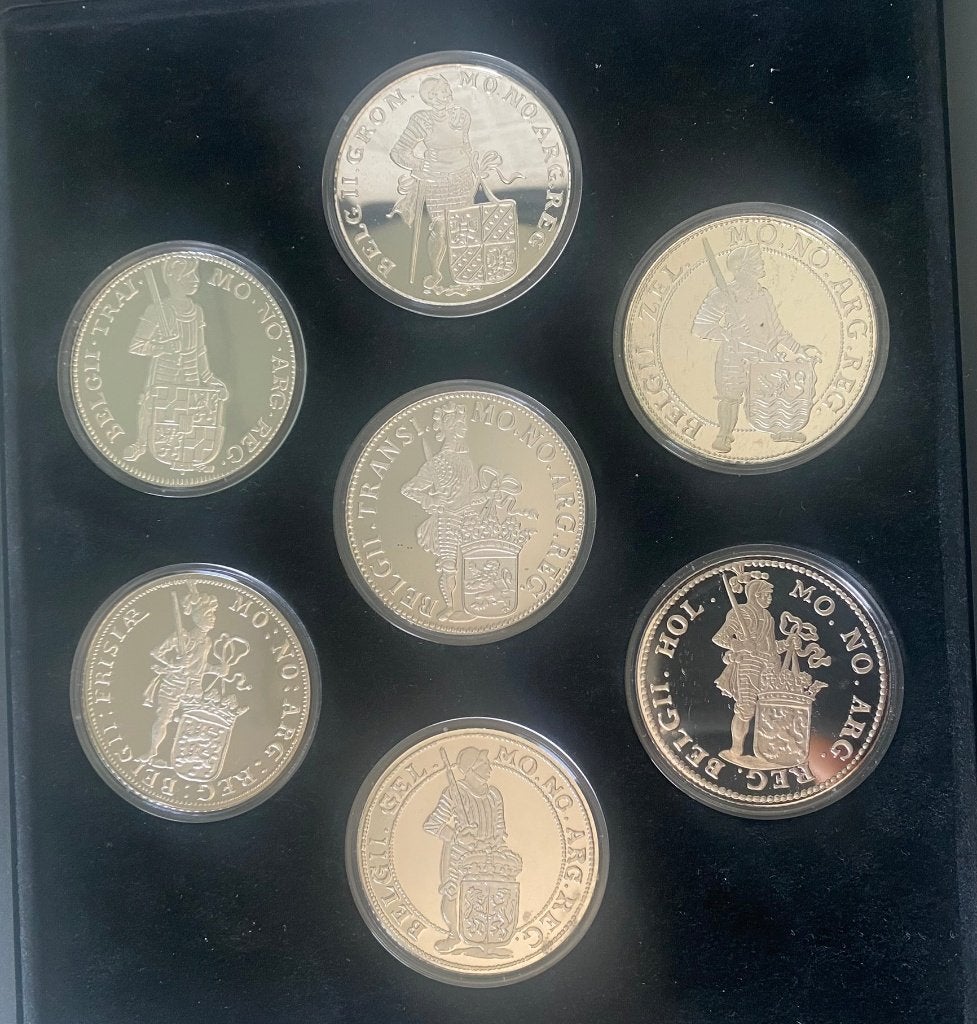 Zilveren Dukatenset "Zeven Provinciën" (1994-2000), Ophalen of Verzenden, Zilver