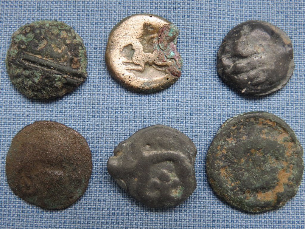 Collectie Keltische munten - 1e eeuw B.C. - bodemvondsten, Ophalen of Verzenden, Setje