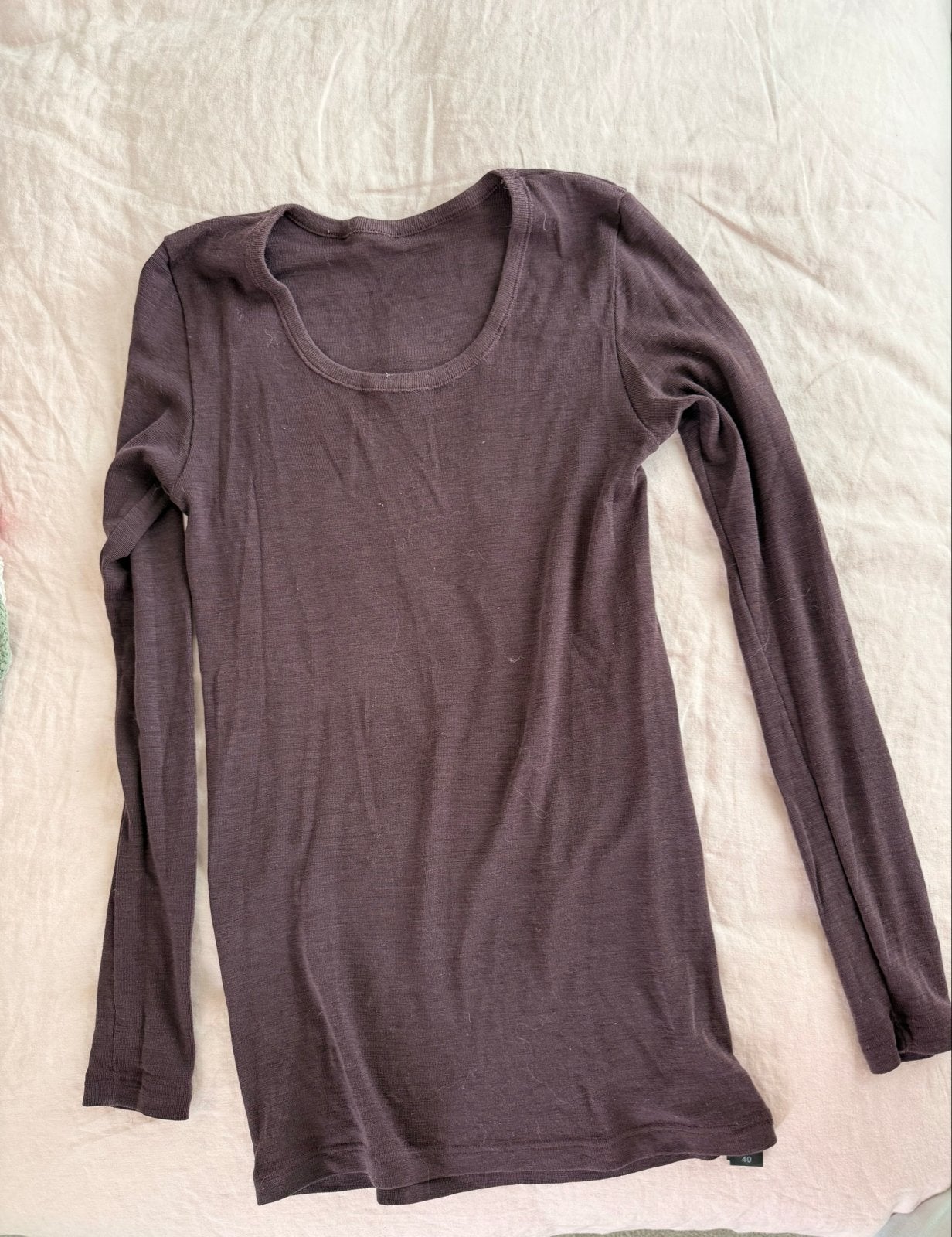 Dilling Merinowol Thermoshirt en Legging Set Maat 38/40, Maat 38/40 (M), Paars, Ophalen of Verzenden, Zo goed als nieuw