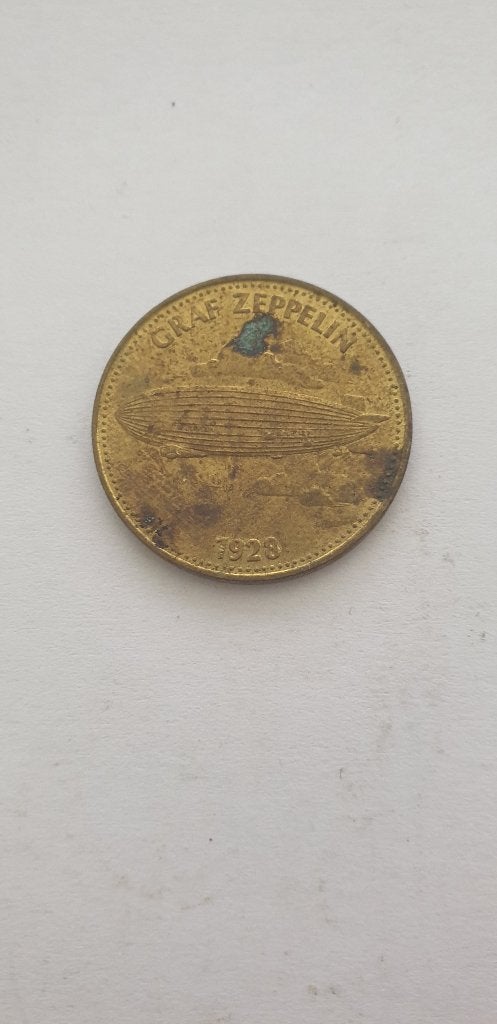 3336 shell graf zeppelin 1928, Verzenden, Overige materialen