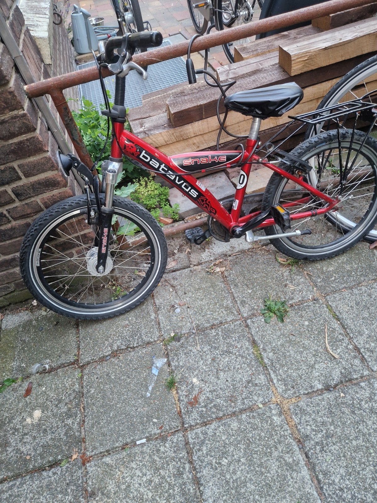 Batavus Snake Kinderfiets 20 inch - Rood, Ophalen