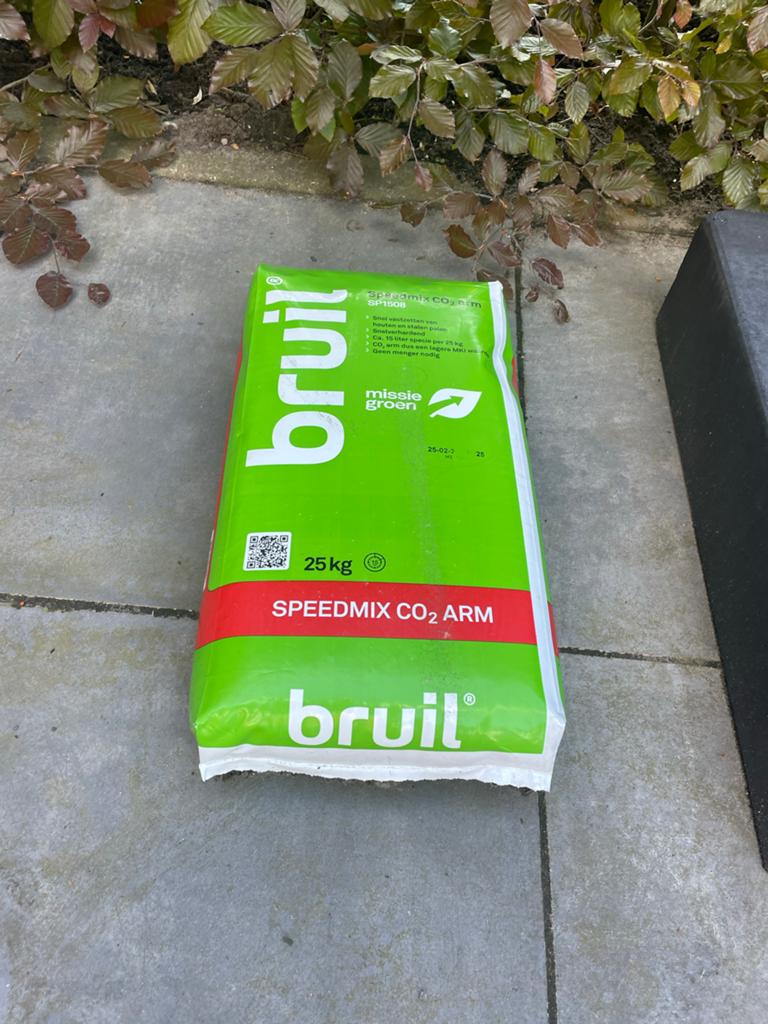 Bruil Speedmix CO2 arm SP1508 - 25 kg snelcement, Ophalen of Verzenden, Nieuw, Beton