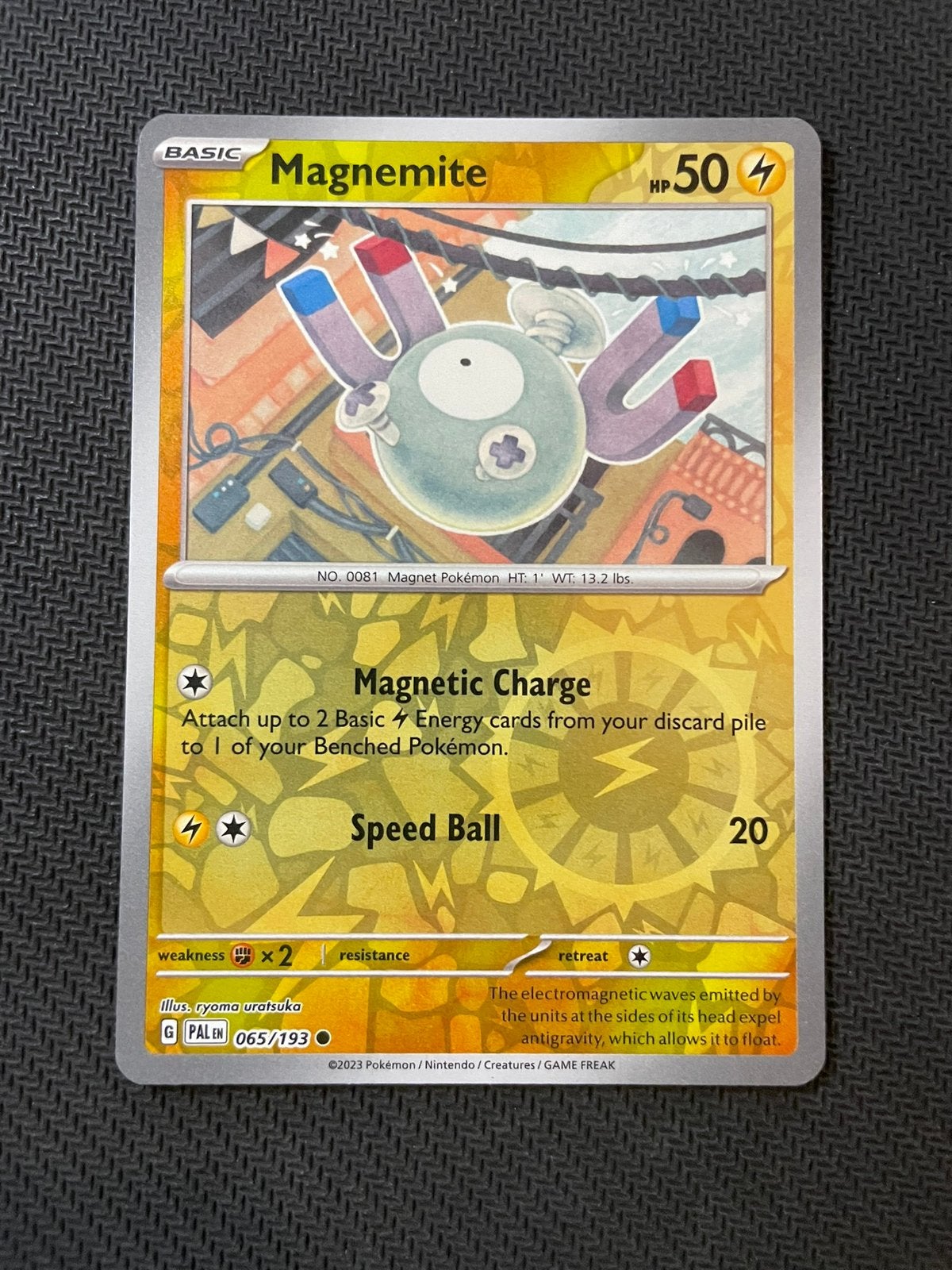 Magnemite 065/193 Reverse Holo Paldea Evolved Packfresh, Ophalen of Verzenden, Zo goed als nieuw