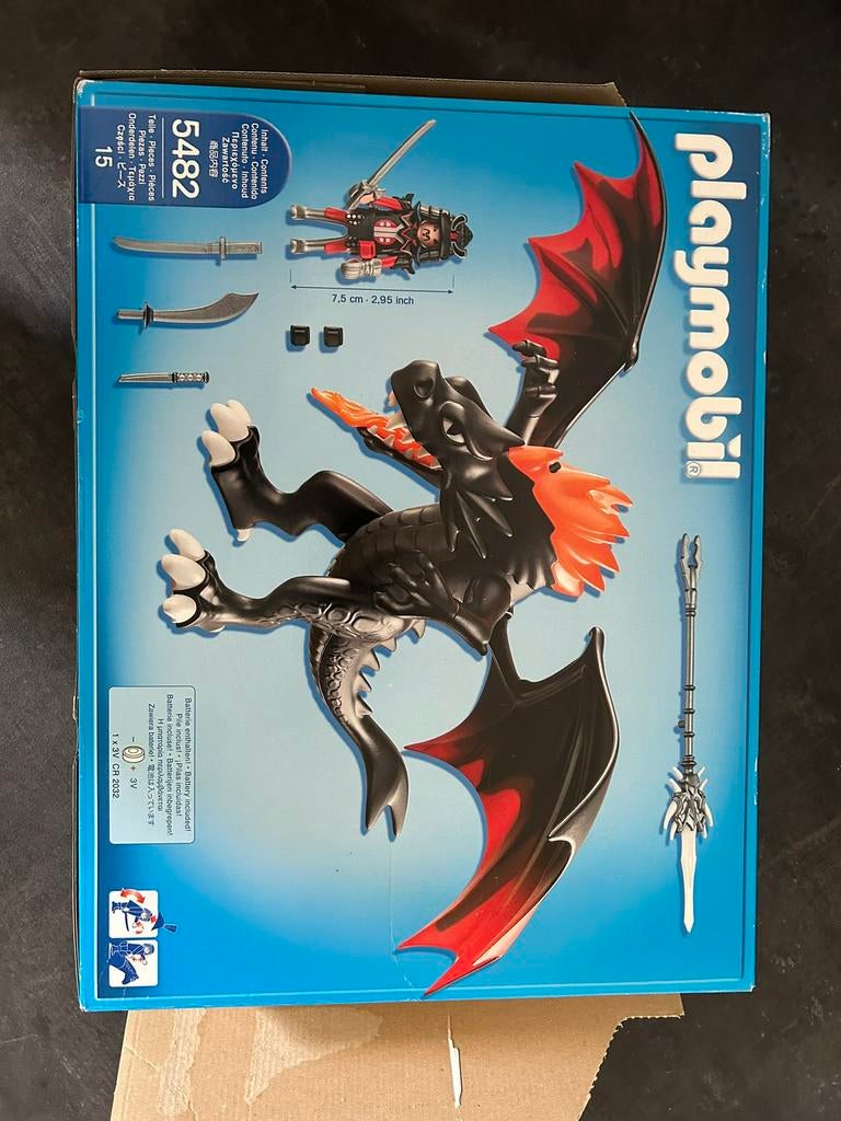 Playmobil draak, Ophalen, Gebruikt