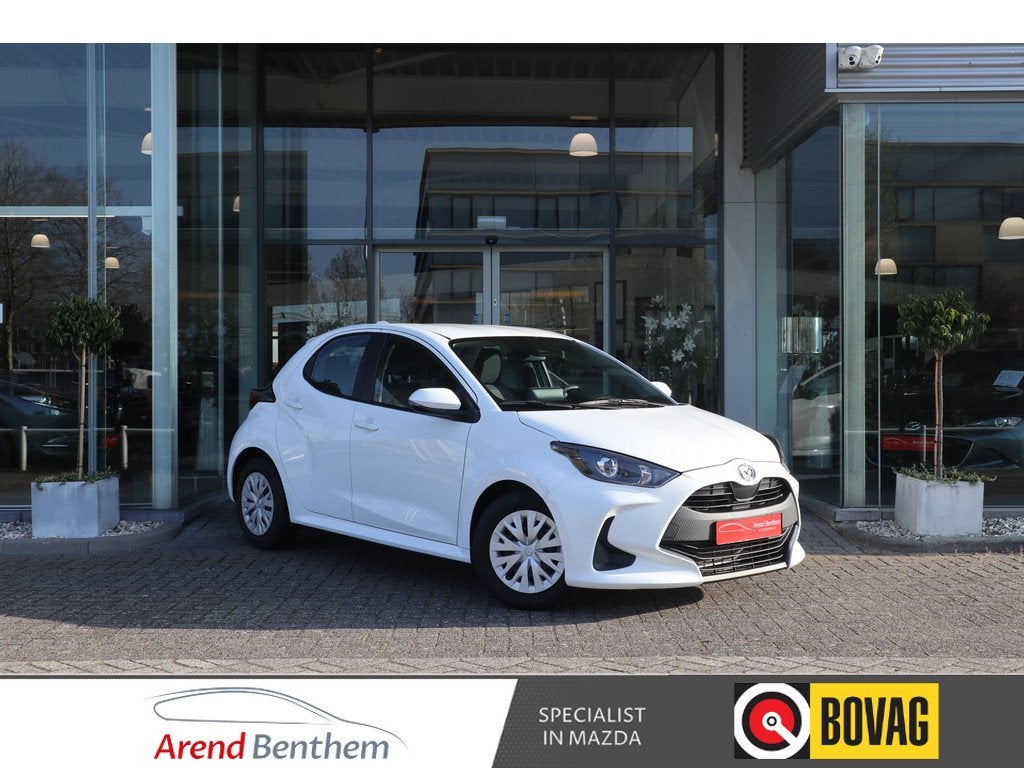 Mazda 2 Hybrid 1.5 Prime-line Clima / Cruise / Apple - Andro, Auto's, Mazda, Gebruikt, 450 kg, Wit, 1490 cc