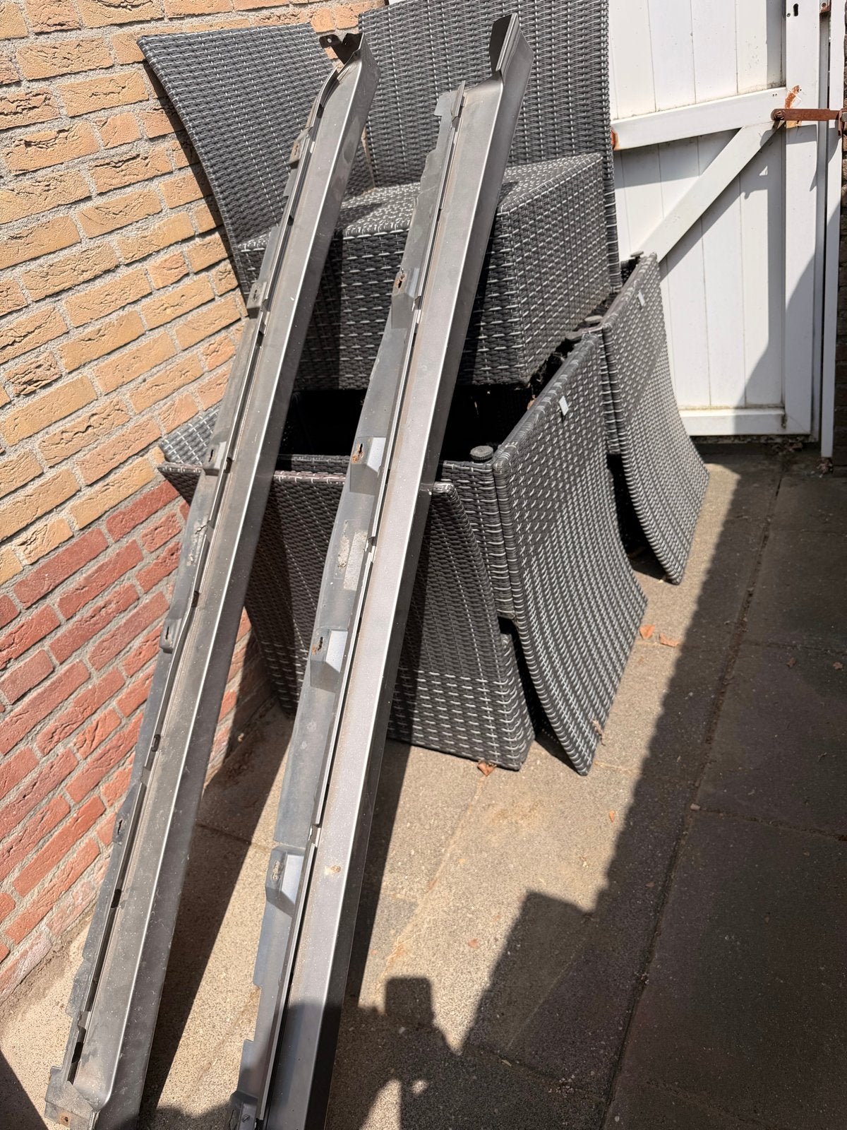 2 originele Saab 9.5 Estate sideskirts (gebruikt), Ophalen, Gebruikt, Saab