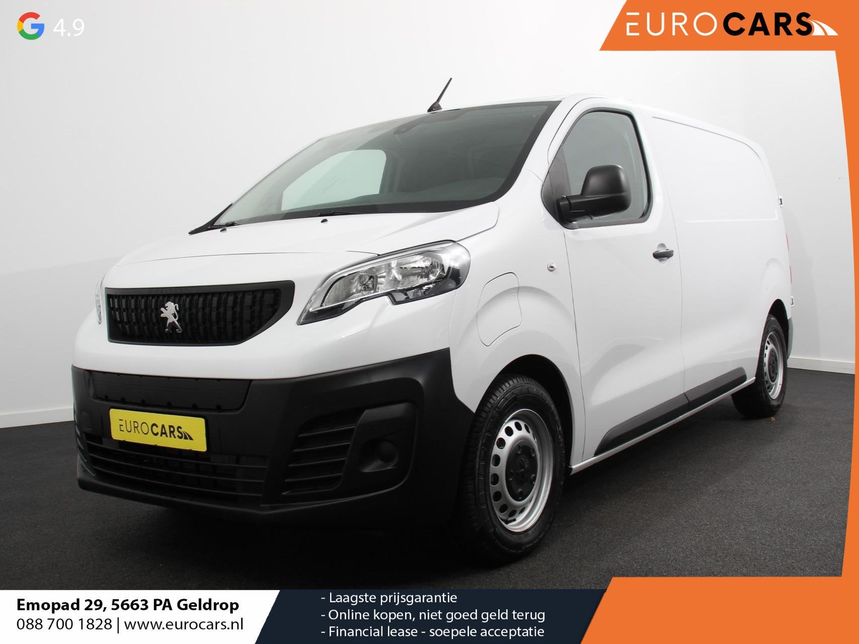 Peugeot e-Expert EV L2 75 kWh 3p Automatische Airco Multimed, Auto's, Bestelauto's, 351 km, Wit, 420 min, 1000 kg