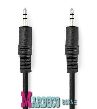 Stereo audiokabel, Jackplug kabel 3,5mm 5 meter, Nedis, Nieuw, 5 tot 10 meter, Info@marbeco.nl
