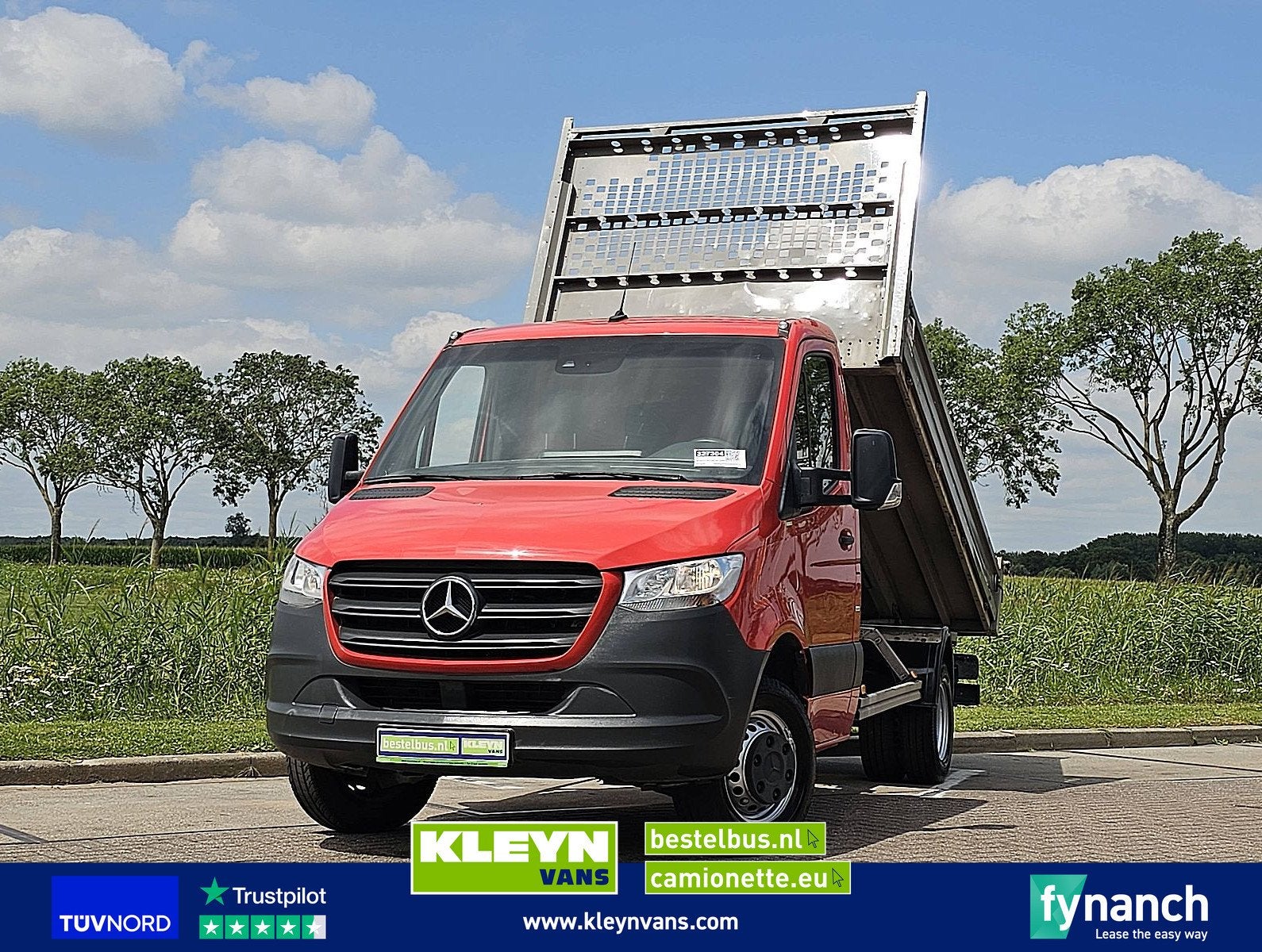 MERCEDES-BENZ SPRINTER 514 kipper 3.5t-ahg mbux, Auto's, Gebruikt, Euro 6, 143 pk, Mercedes-Benz