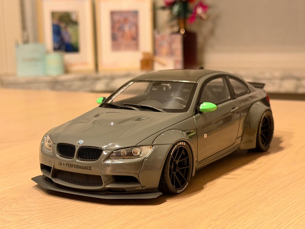 Gt spirit bmw e92 m3 liberty walk Schaalmodel 1/18, Hobby en Vrije tijd, Modelauto's | 1:18, Ophalen, Zo goed als nieuw, Auto