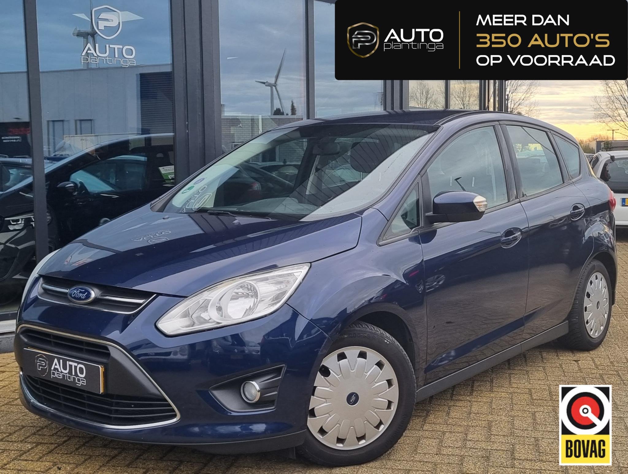 Ford C-Max 1.0 Trend 125PK | Dealeronderhouden! | NL AUTO |, Voorwielaandrijving, Euro 5, Gebruikt, Blauw