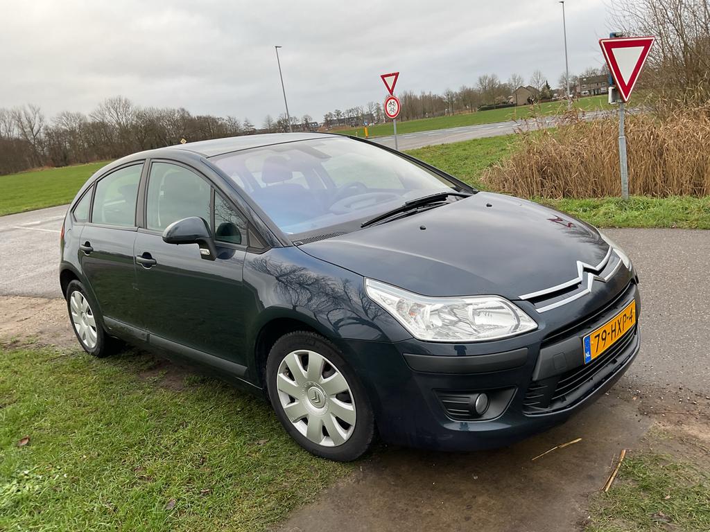 Citroën C4 1.6 VTI Berline 2009 Blauw, Auto's, Citroën, Voorwielaandrijving, 1550 kg, 4 cilinders, Blauw