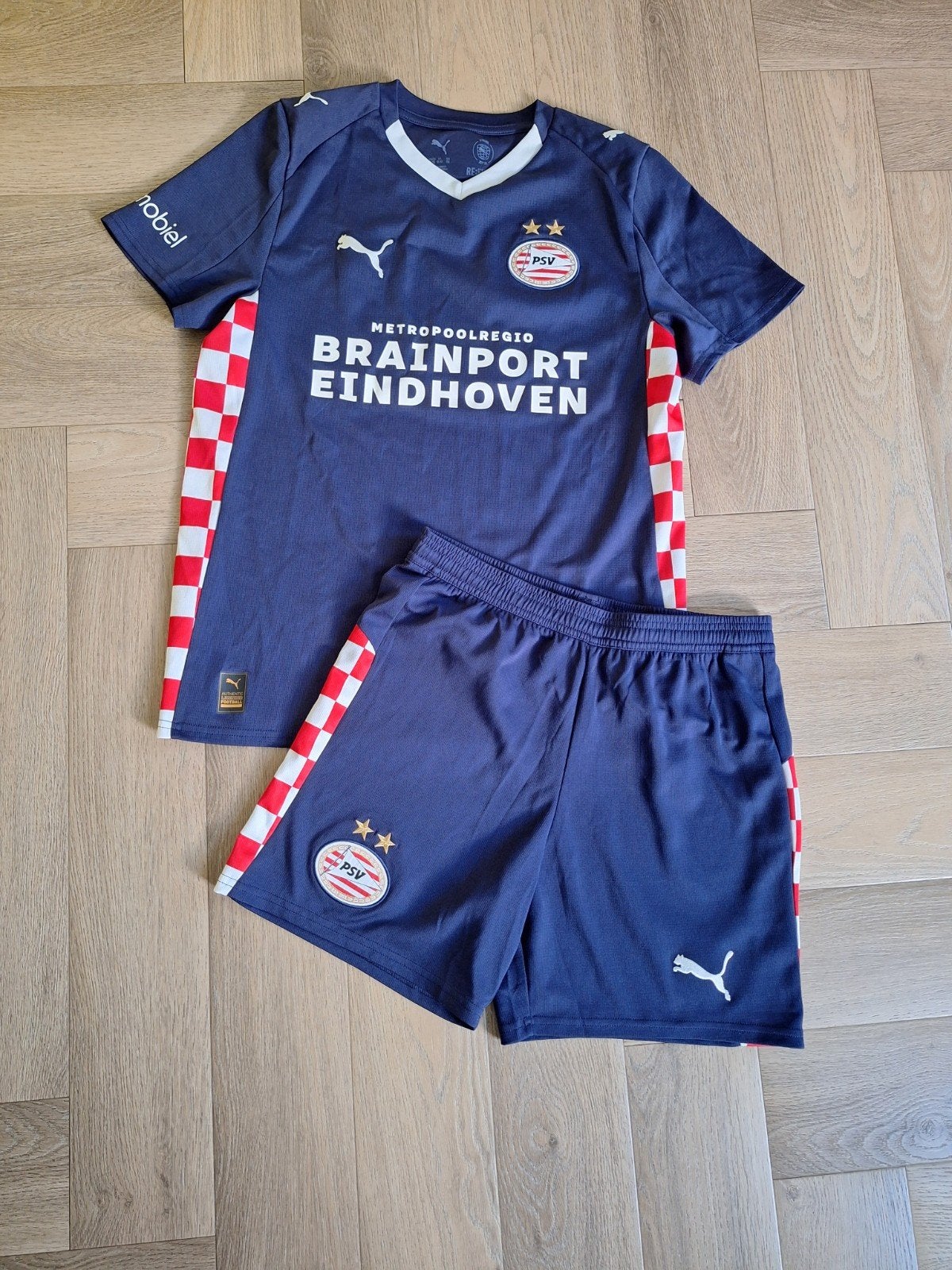 PSV tenue maat 176, Maat XS of kleiner, Ophalen, Zo goed als nieuw, Set