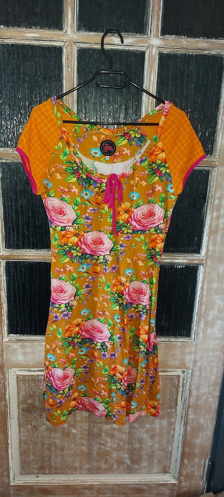 Tante Betsy jurk maat L - Bloemenprint, Kleding | Dames, Tante Betsy, Meerkleurig, Maat 42/44 (L), Ophalen of Verzenden