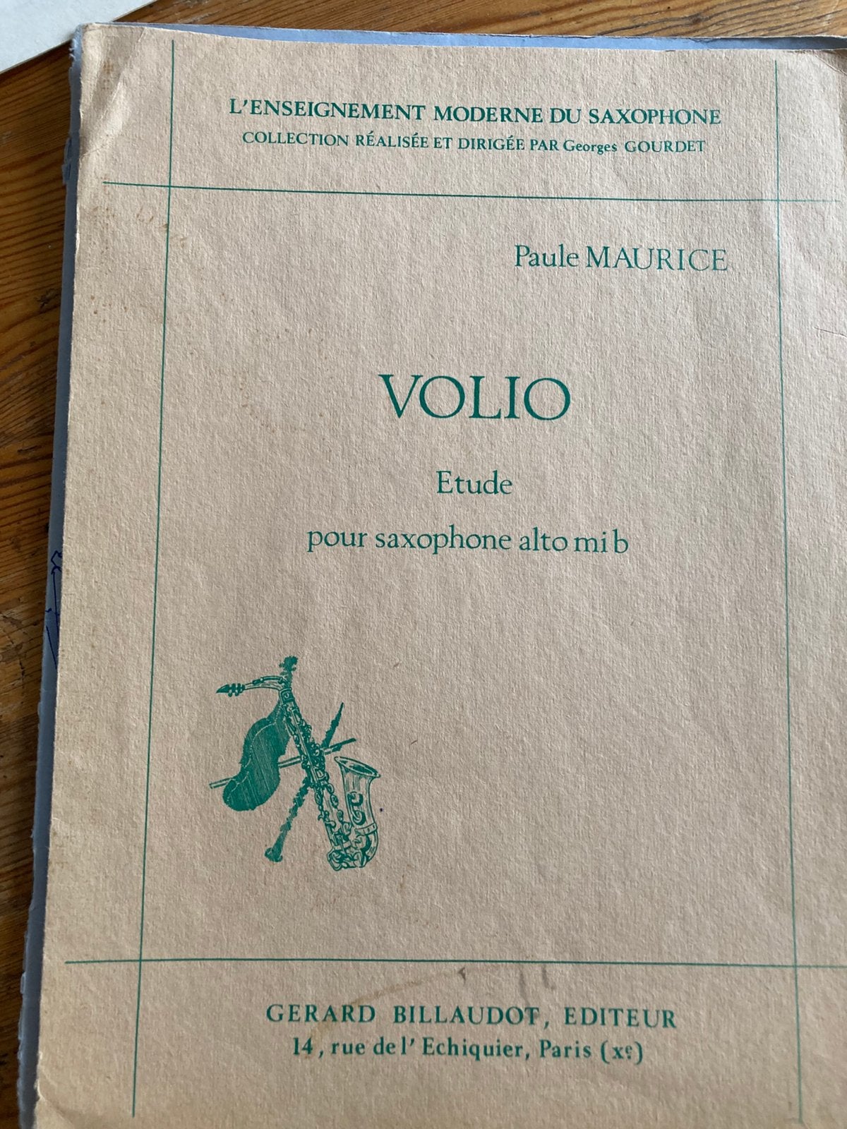Volio, Paule Maurice voor altsaxofoon solo, Gebruikt, Klassiek, Saxofoon, Overige soorten
