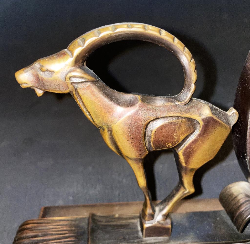 Amsterdamse shool Johannes Bosma springbok ?, Antiek en Kunst, Antiek | Klokken, Verzenden