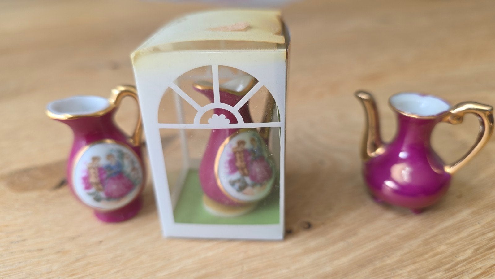 Bodo Hennig Miniatuur Koperkan met Stövchen Poppenhuis, Verzamelen, Ophalen of Verzenden, Zo goed als nieuw, Poppenhuis