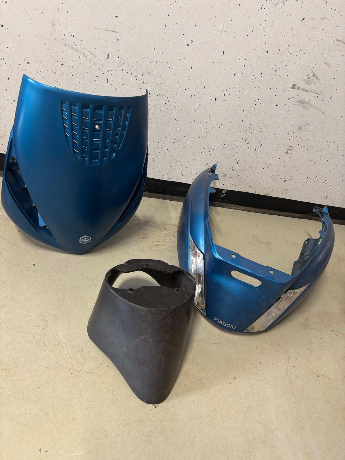 Piaggio Zip SP Kappen Set - Blauw, Ophalen, Gebruikt, Kap, Piaggio