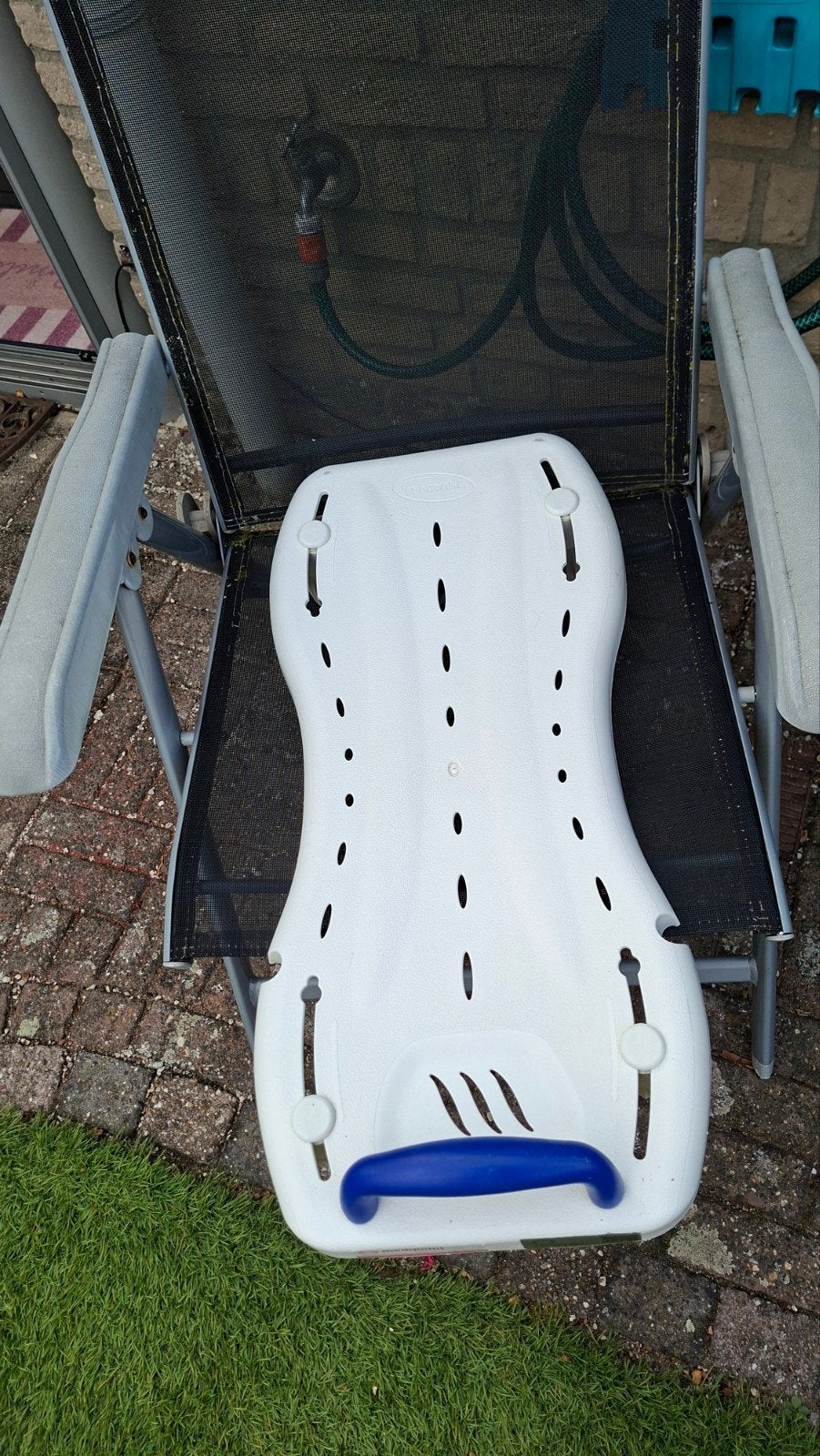 bad plank, Ophalen, Zo goed als nieuw, Wit
