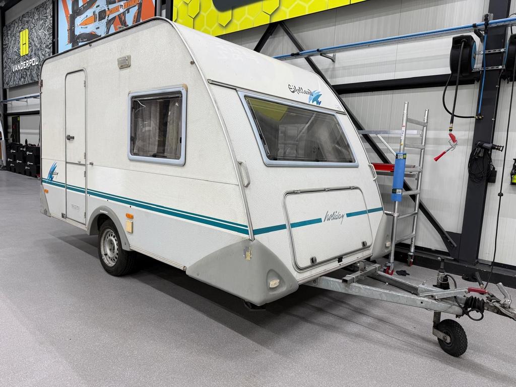 Knaus Eifelland Holiday Caravan uit 1998 - Compleet!, Caravans en Kamperen, Caravans, Vast bed, Treinzit, Particulier, Knaus