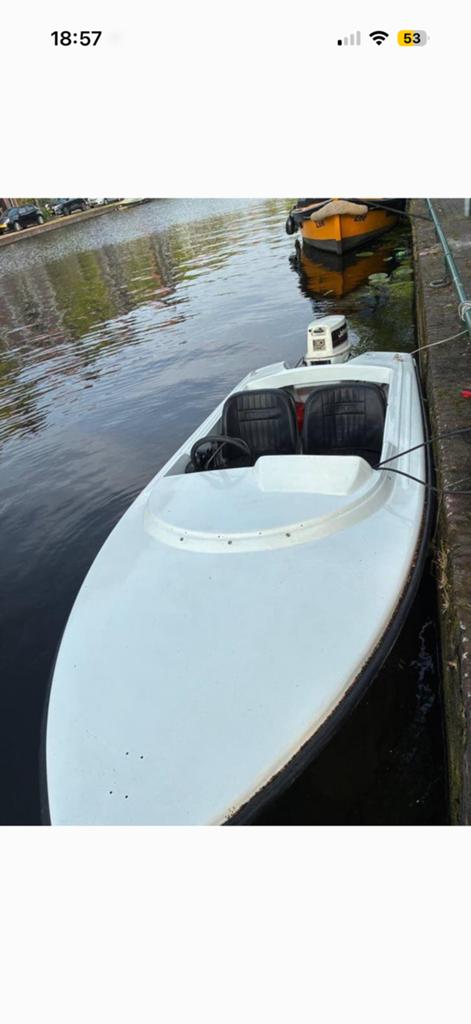 Speedboot bekro 30pk, Ophalen of Verzenden, Zo goed als nieuw, Motor en Techniek, Motorboot