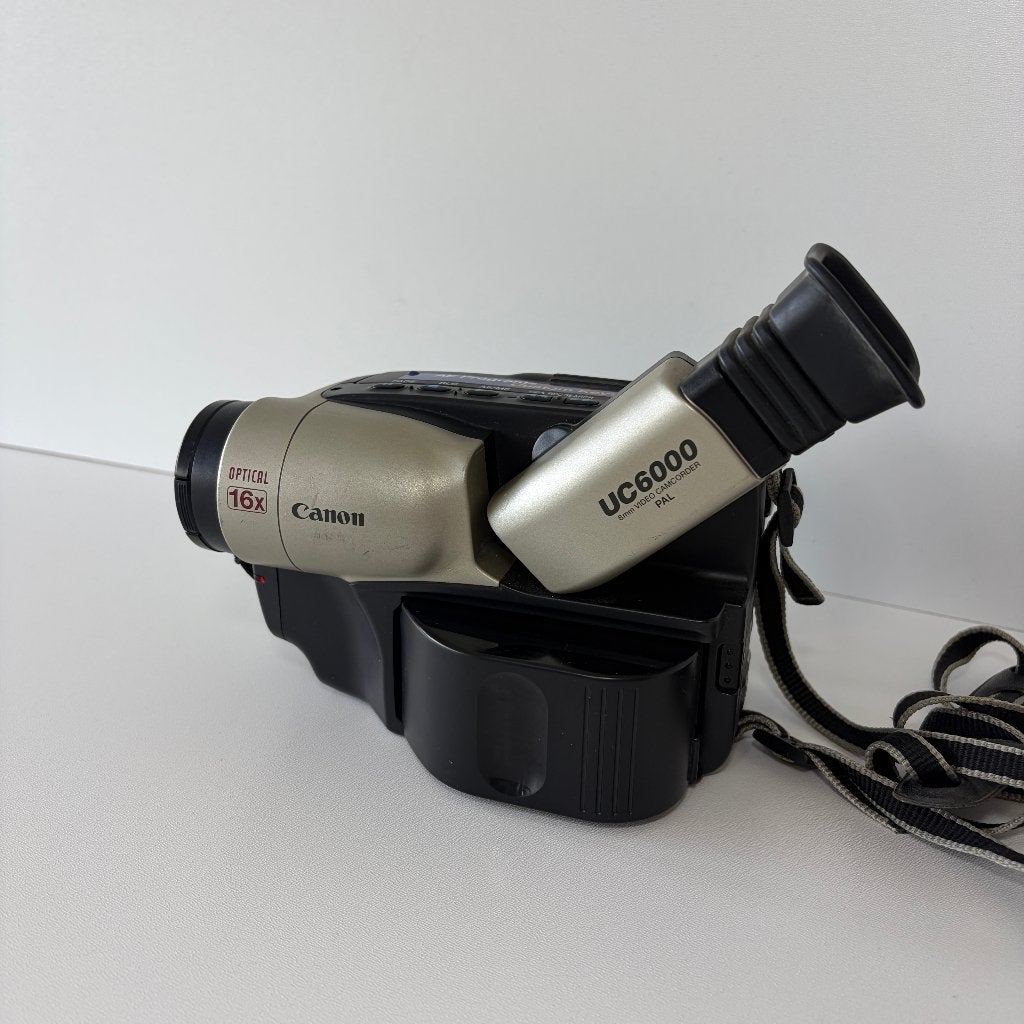 Canon UC6000 8mm videocamera, werkend: inclu. accescoires, Ophalen of Verzenden, 8mm, Camera
