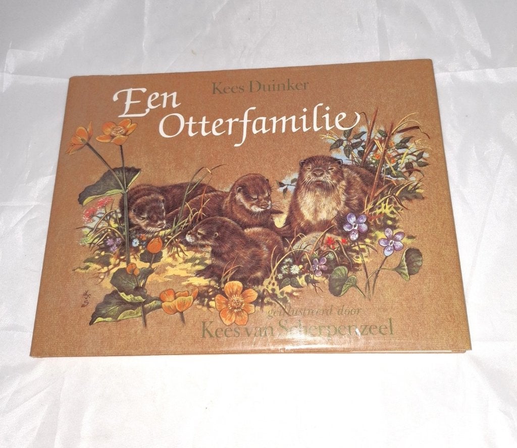Kees Duinker Een Otterfamilie ill. Kees van Scherpenzeel, Kees Duinker, Ophalen of Verzenden, Zo goed als nieuw, Natuur algemeen