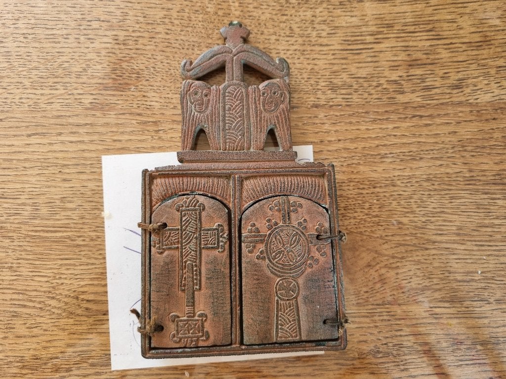 Ethiopisch reisicoon, Antiek en Kunst, Antiek | Religie, Verzenden